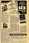 Modern Sex Manual 1950s Vintage Retro Advert Poster