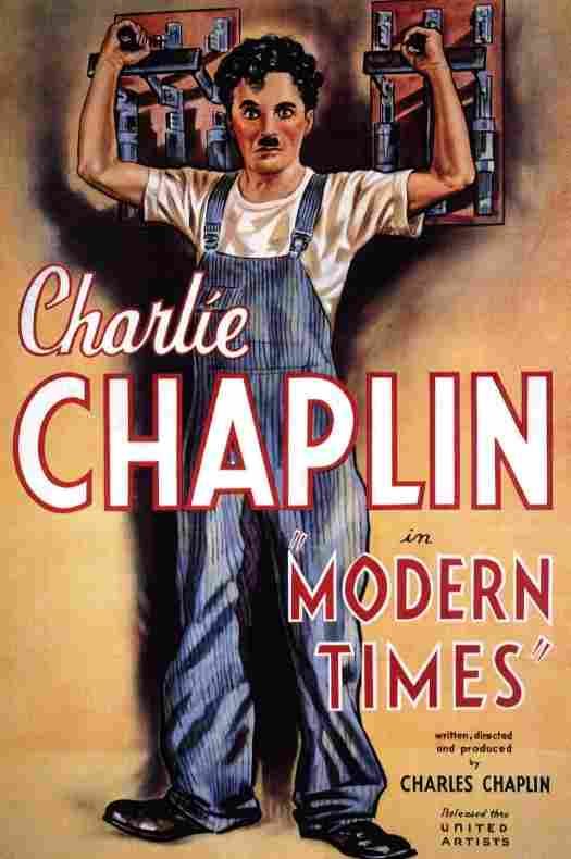 Modern Times 01  film star poster A4 Photo Print