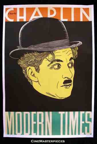  Modern Times 02 film star poster A4 Photo Print