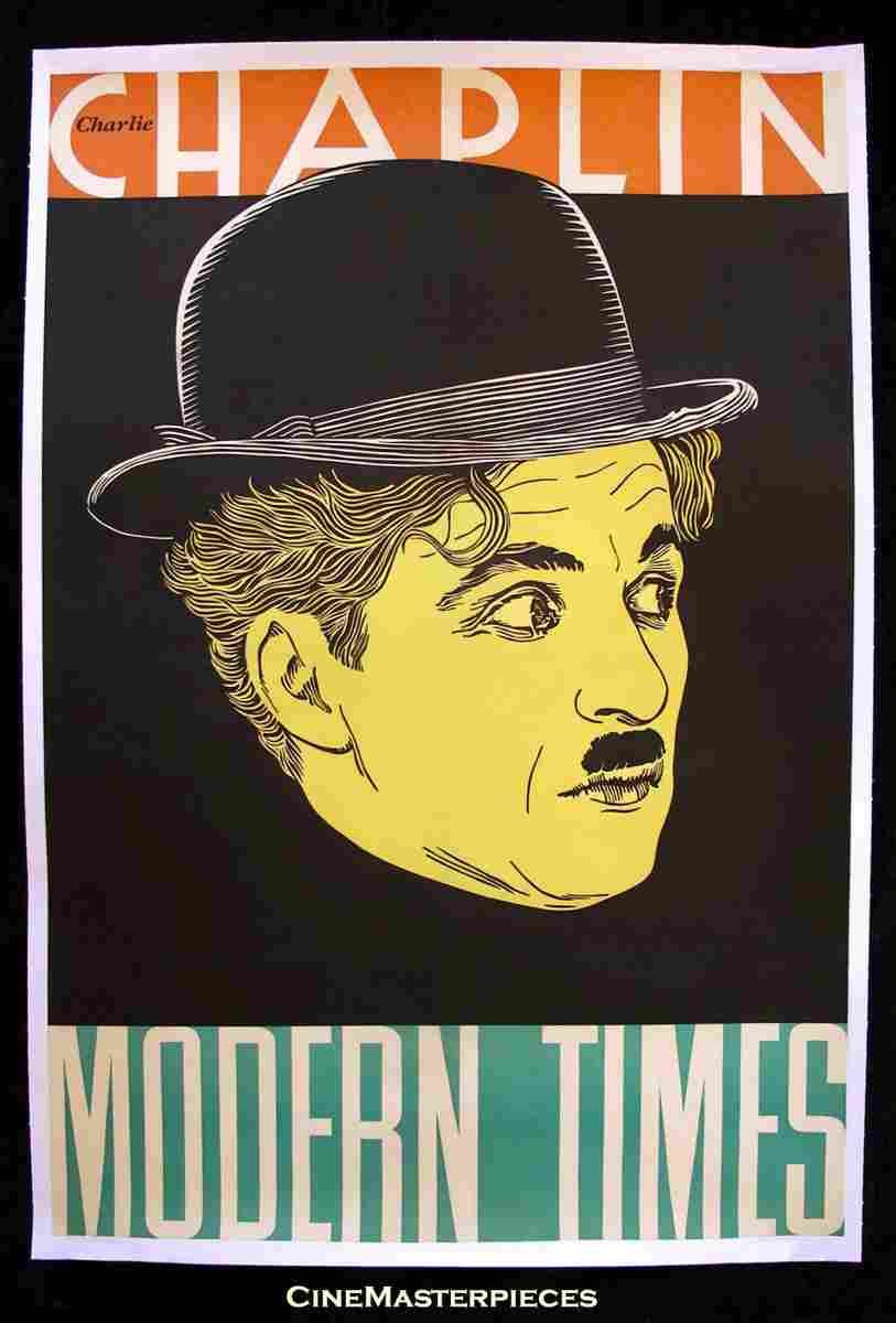 Modern Times 04  film star poster A4 Photo Print