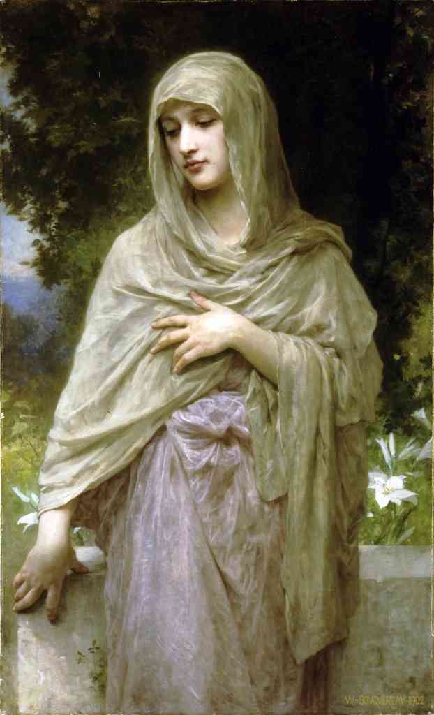 Modestie Bouguereau A4 Photo Print