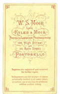 Moire Portrait Studio Vintage Retro Advert Poster A4 Photo Print