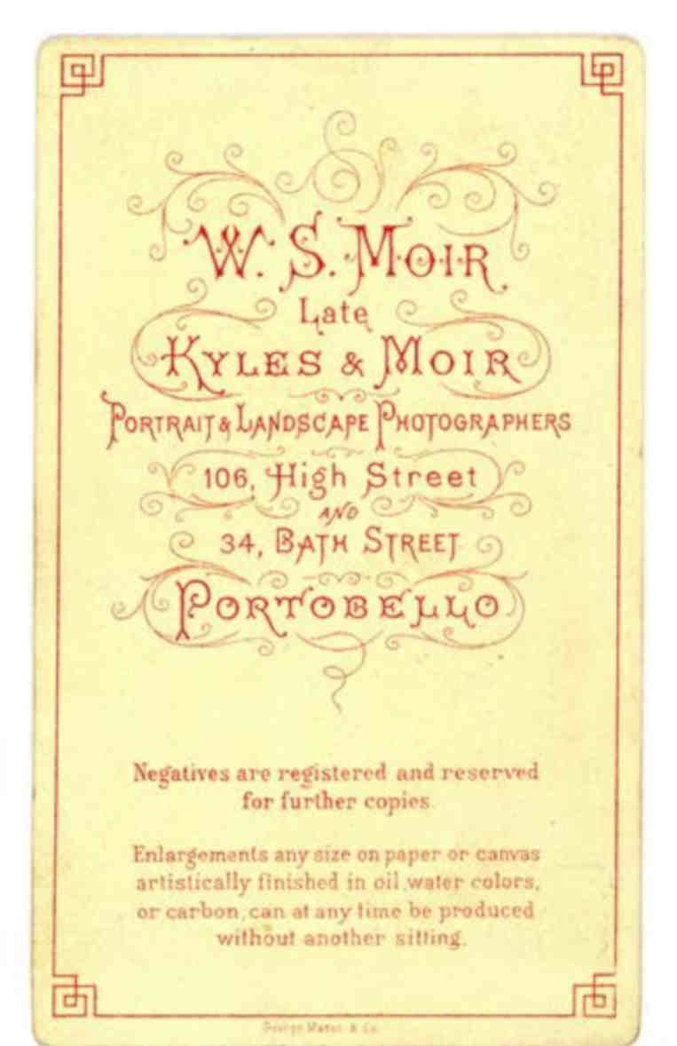 Moire Portrait Studio Vintage Retro Advert Poster A4 Photo Print