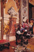 Moliere Demanding An Audience With King Louis Xiv At Versailles A4 Photo Print