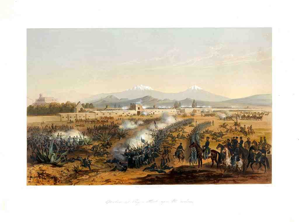 Molino Del Ray 1851 Vintage A4 Photo Print