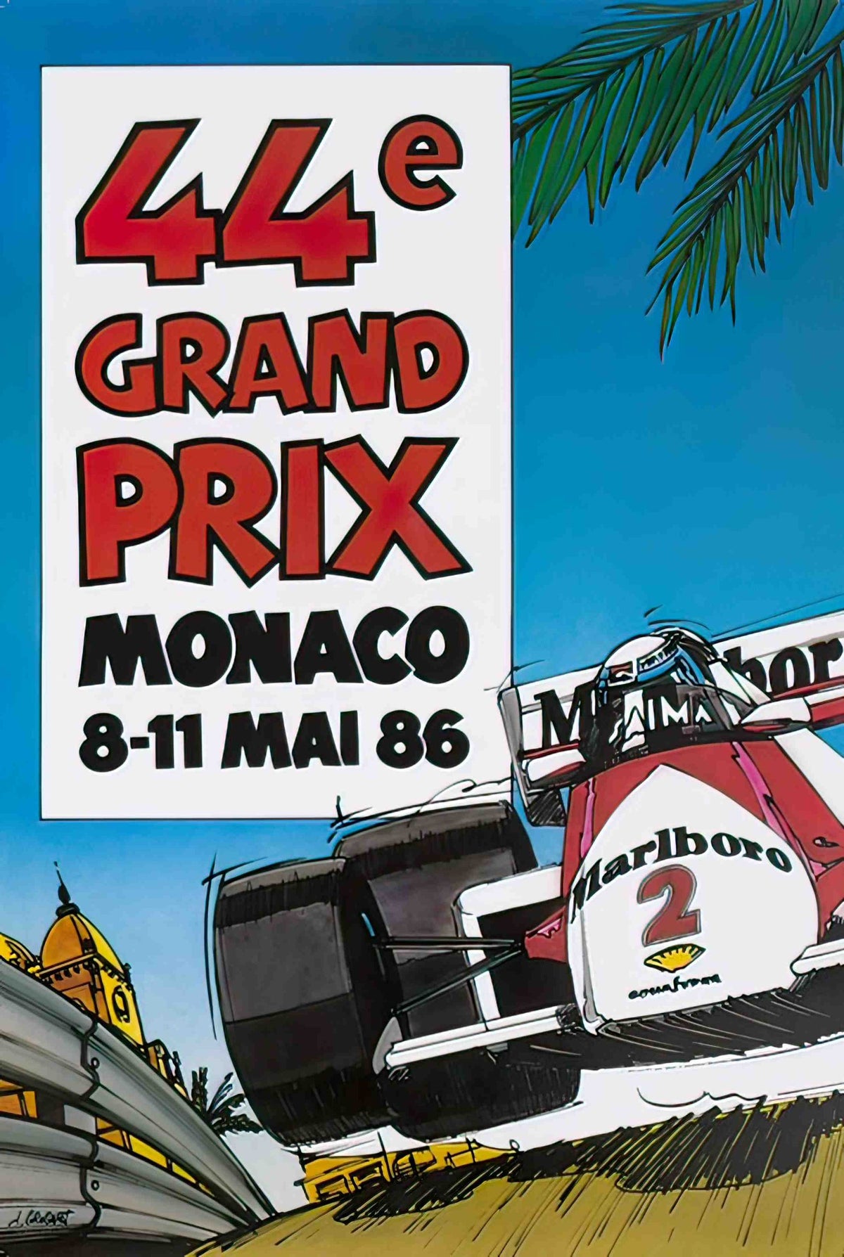 Mon86 Advert A4 Photo Print