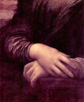 Mona Lisa Detail 2 Da Vinci A4 Photo Print