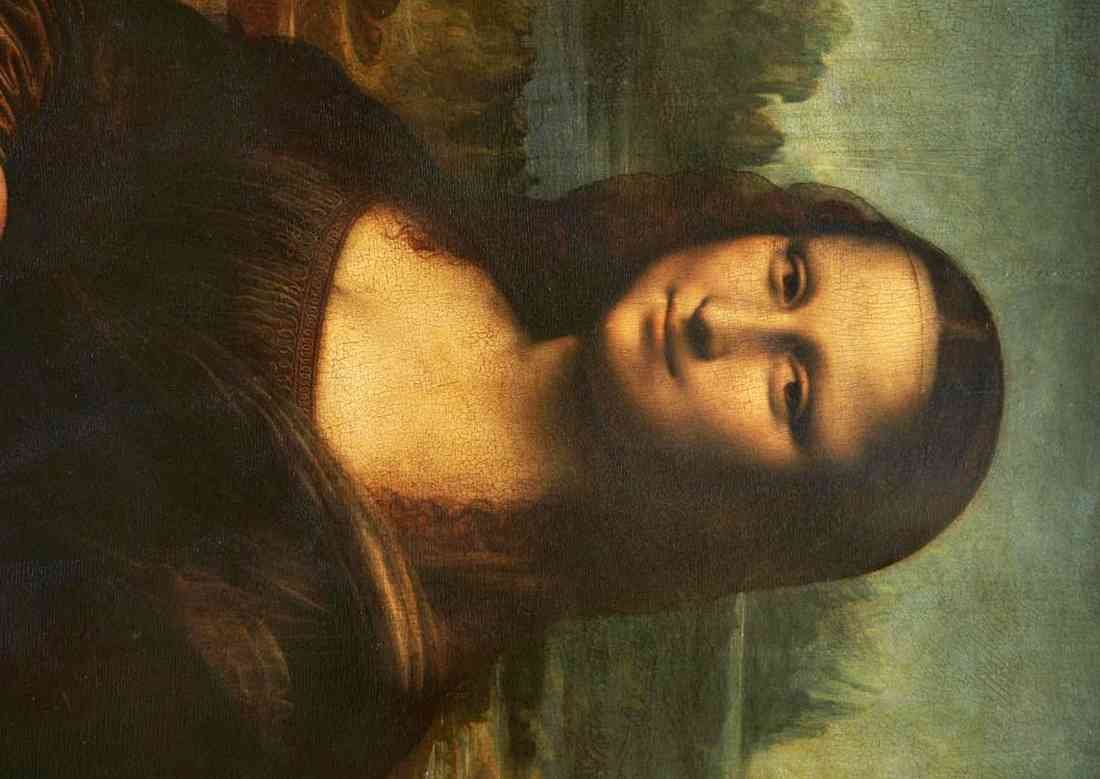 Mona Lisa Detail Da Vinci USE A4 Photo Print