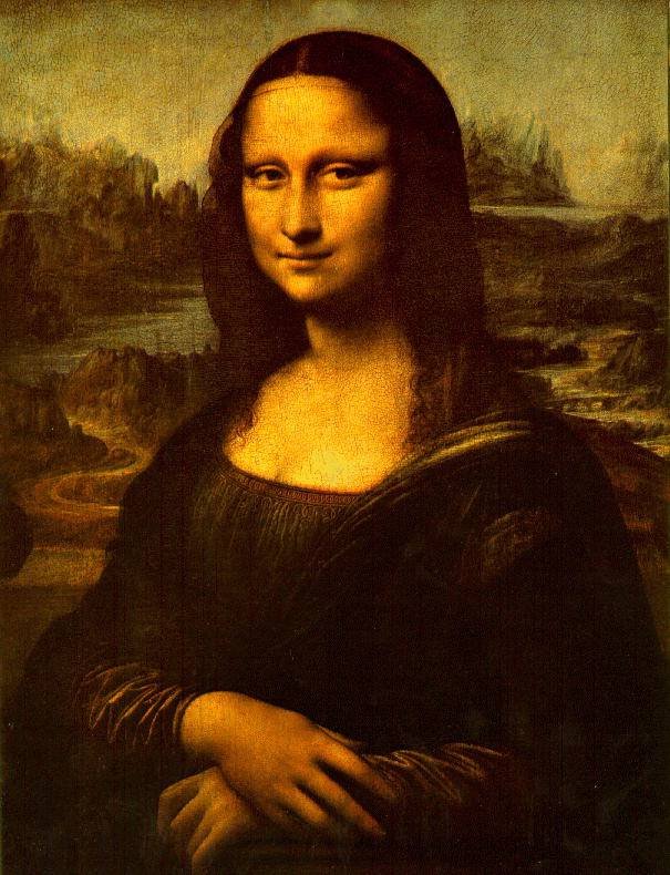 Mona Lisa Eur Art A4 Photo Print