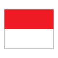 Monaco Flag N1360 A4 Photo Print