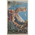 Monaco French Tourism R Vintage Retro Advert Poster A4 Photo Print