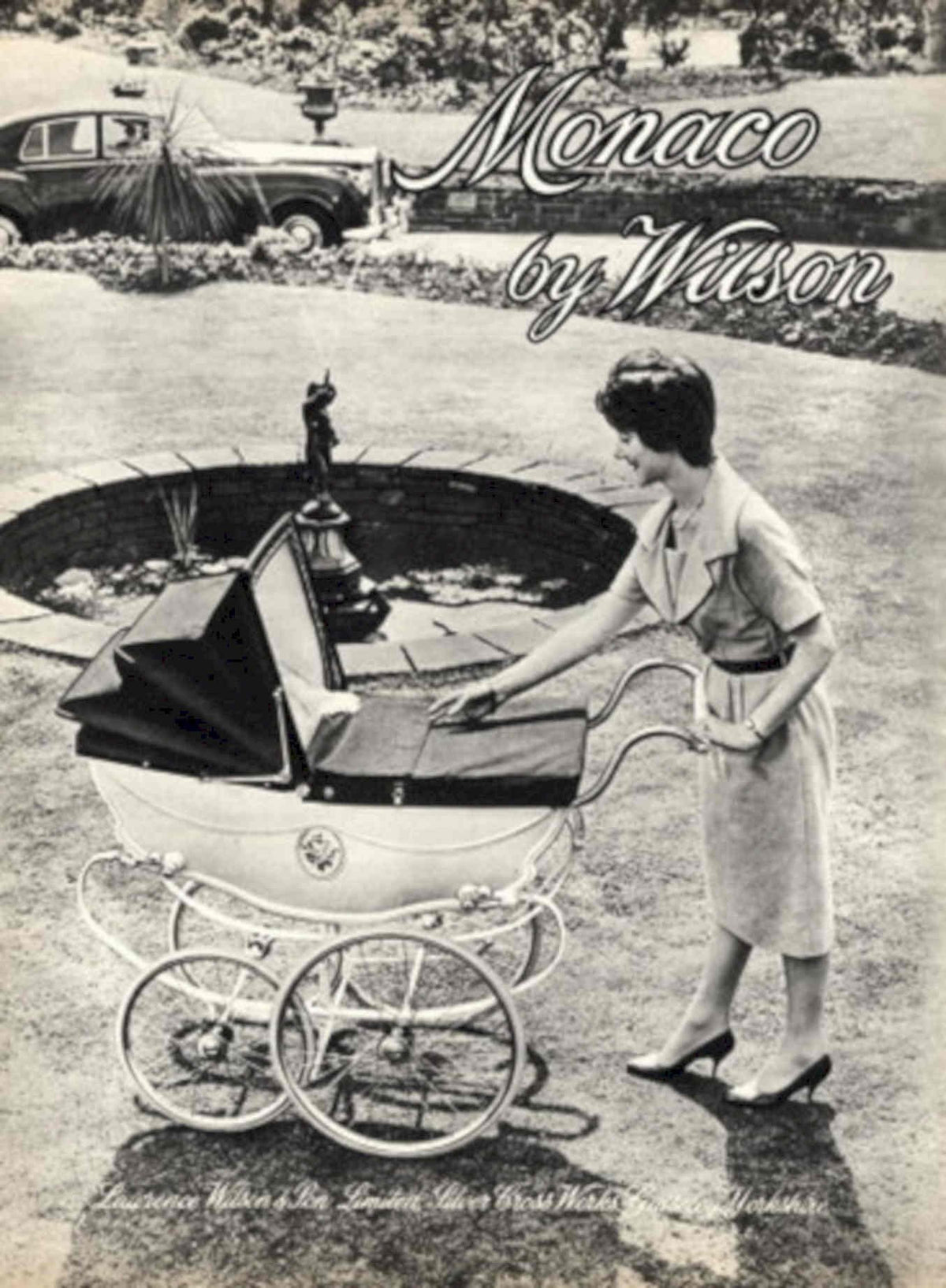 Monaco Watson Carriage 1950s Vintage Retro Advert Poster