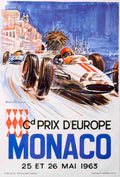 Monaco63Late Advert A4 Photo Print