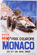 Monaco63Late Vintage Advert A4 Photo Print