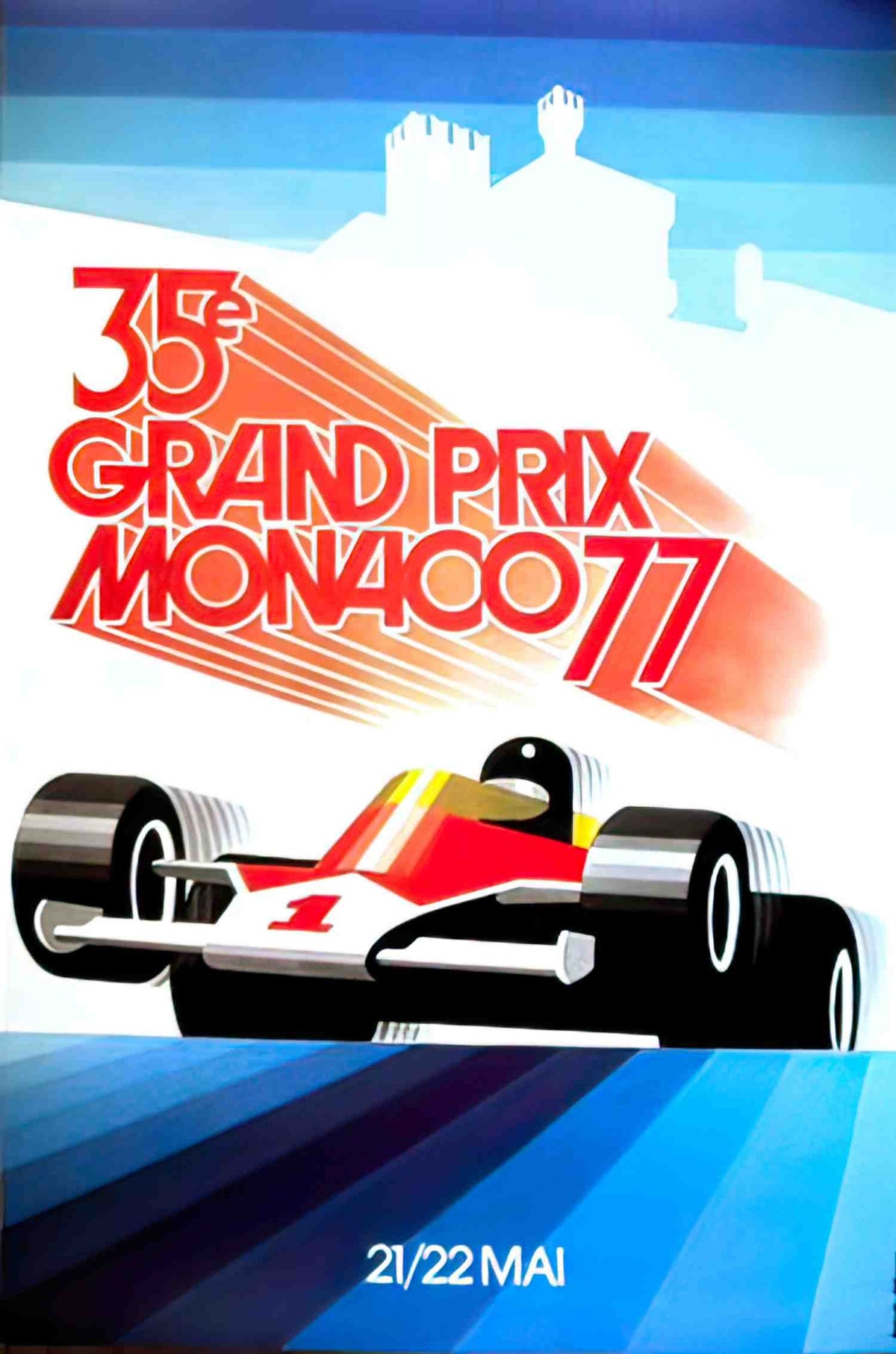 Monaco77 Advert A4 Photo Print