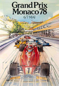 Monaco78 Advert A4 Photo Print