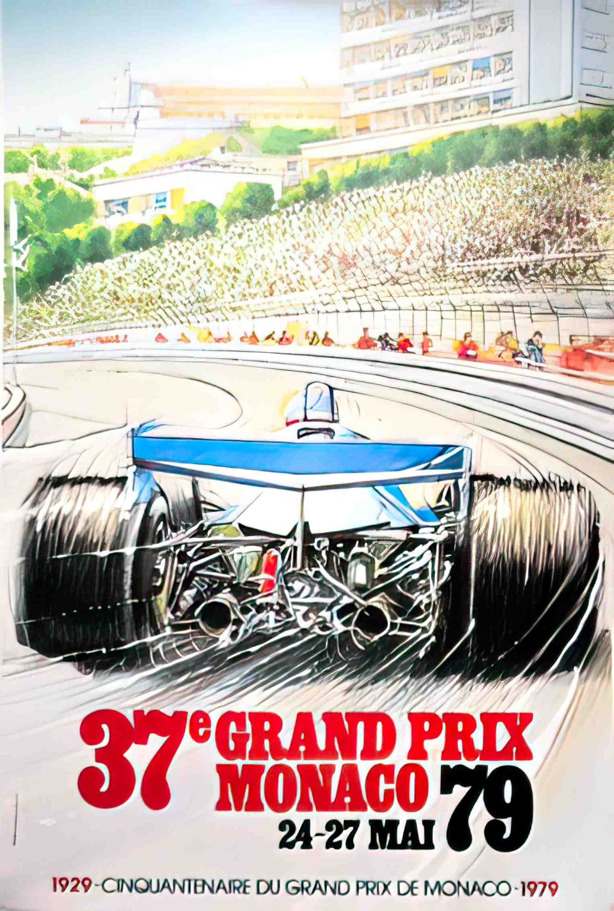 Monaco79 Advert A4 Photo Print
