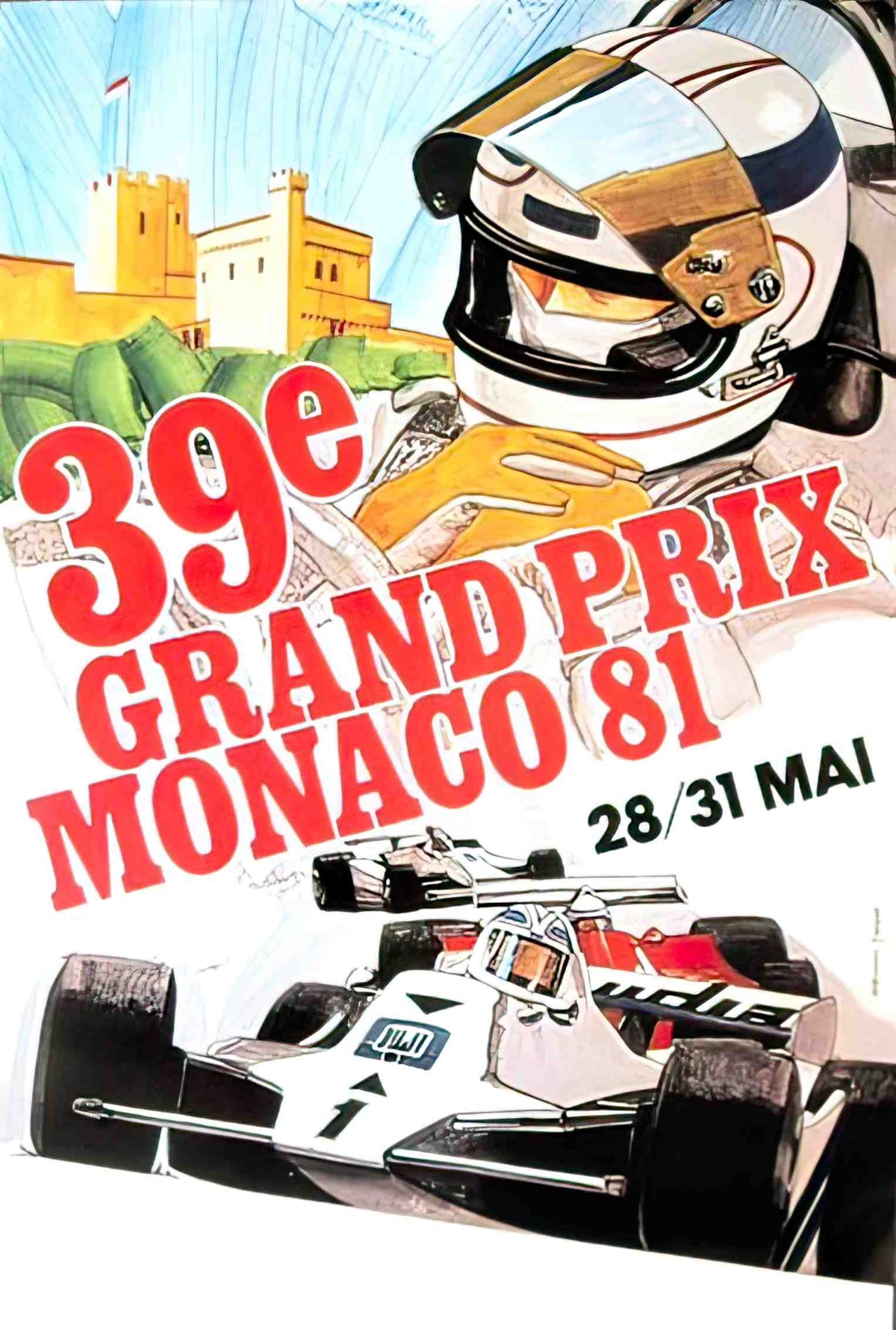 Monaco81 Advert A4 Photo Print