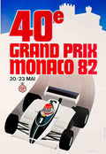 Monaco82 Advert A4 Photo Print