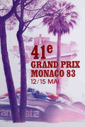 Monaco83 Vintage Advert A4 Photo Print