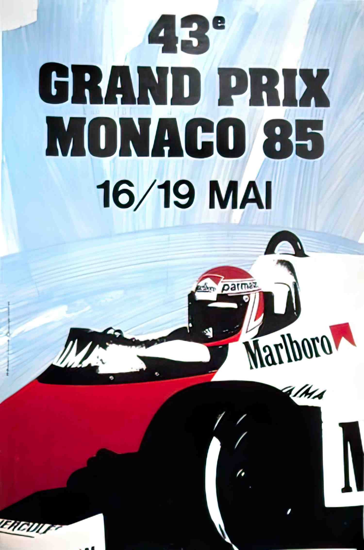Monaco85 Advert A4 Photo Print