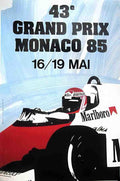 Monaco85 Vintage Advert A4 Photo Print