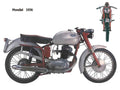 Mondial 1956 motorbike A4 Photo Print