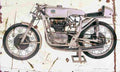 Mondial 250 1957 Aged Vintage A4 Photo Print