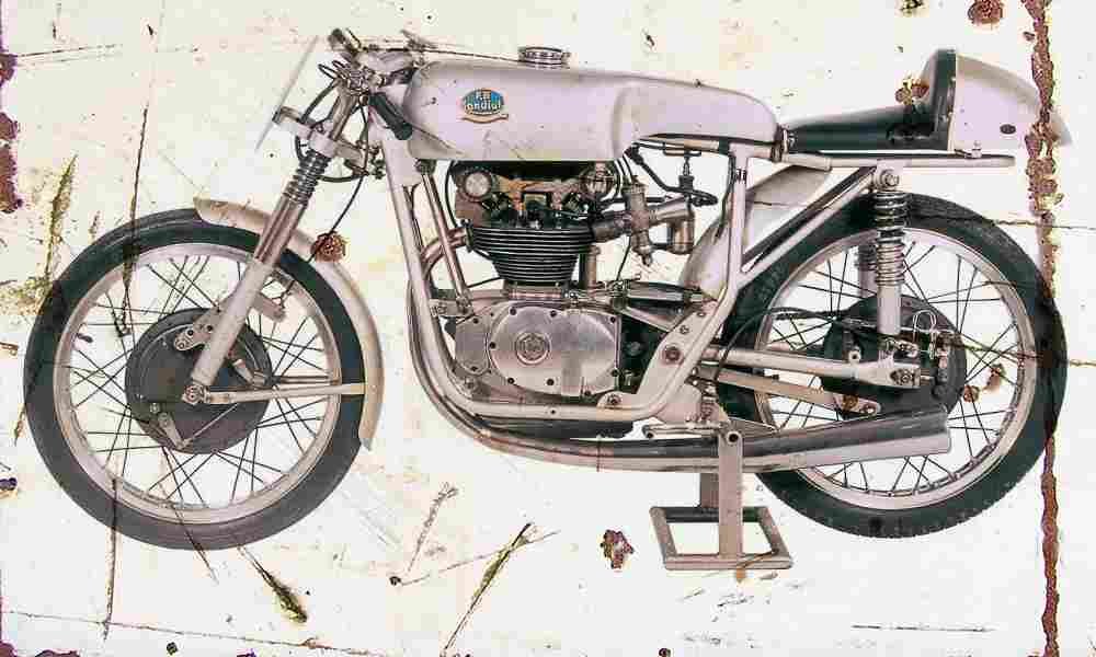 Mondial 250 1957 Aged Vintage A4 Photo Print