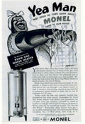 Monel Water Heater 1930s Vintage Retro Advert Poster