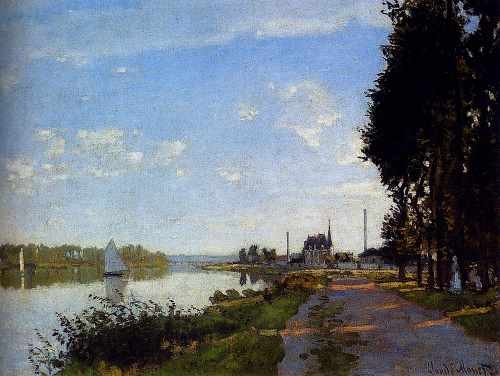 Monet Argenteuil 1872 A4 Photo Print