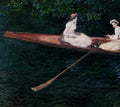 Monet Boating On The River Epte 1887 A4 Photo Print