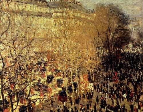 Monet Boulevard Des Capucines A4 Photo Print