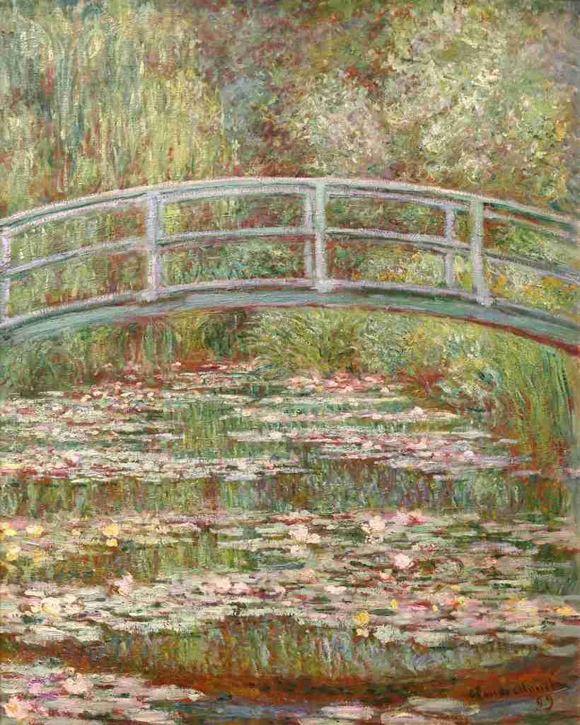 Monet Claude 1840 1926 Bridge & Water lilies 1899 A4 Photo Print