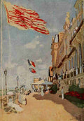 Monet Claude 1840 1926 LHotel de la Plage A4 Photo Print