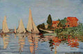 Monet Claude 1840 1926 Regatta at Argenteuil A4 Photo Print