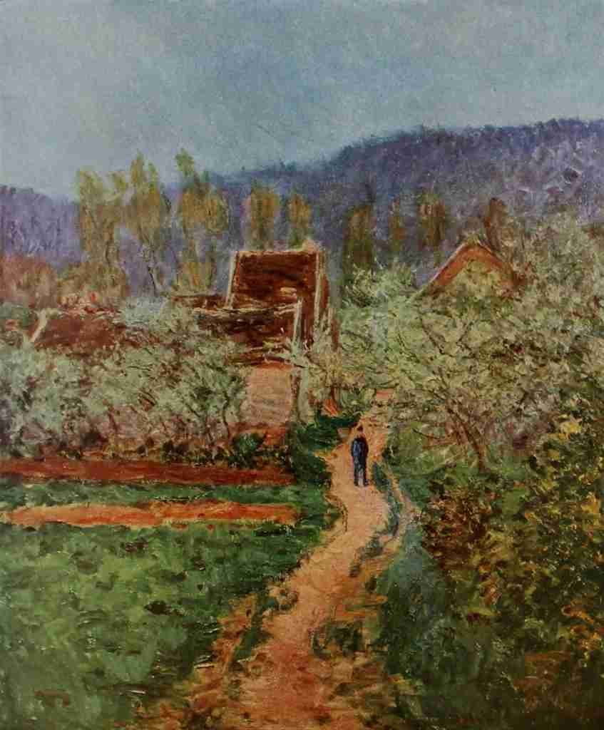 Monet Claude 1840 1926 Spring at Giverny A4 Photo Print
