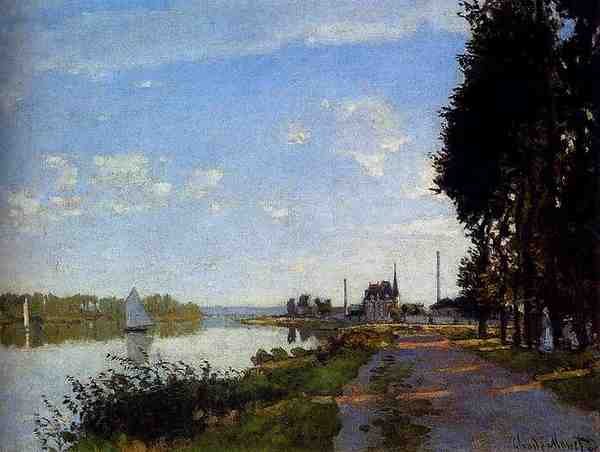 Monet Claude Argenteuil 1872 A4 Photo Print