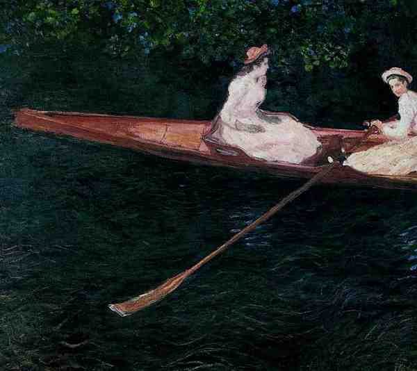 Monet Claude Boating On The River Epte 1887 A4 Photo Print