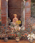 Monet Claude Camille At The Window A4 Photo Print