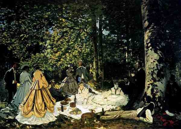 Monet Claude Dejeuner Sur L Herbe A Chailly A4 Photo Print