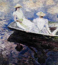 Monet Claude Girls In A Boat 1887 A4 Photo Print