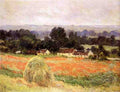 Monet Claude Haystack At Giverny A4 Photo Print