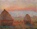 Monet Claude Haystacks At Giverny The Evening Sun 1888 Cat20 A4 Photo Print