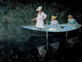 Monet Claude In The Rowing Boat 1887 A4 Photo Print