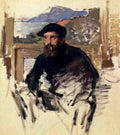 Monet Claude Self Portrait In His Atelier A4 Photo Print