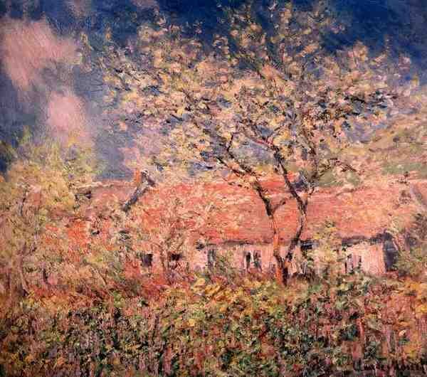 Monet Claude Springtime At Giverny A4 Photo Print