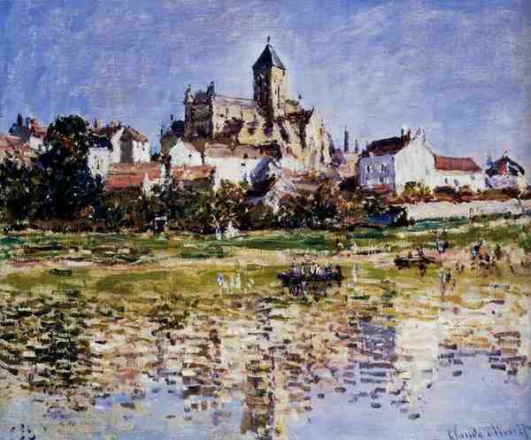 Monet Claude The Church At Vetheuil 1880 A4 Photo Print