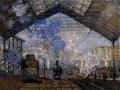 Monet Claude The Gare Saint Lazare 1877 A4 Photo Print
