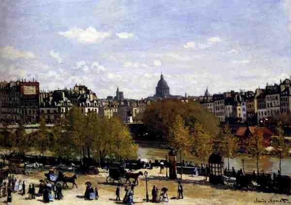 Monet Claude The Quai Du Louvre Paris A4 Photo Print